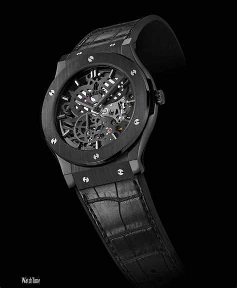 hublot classic fusion skeleton all black